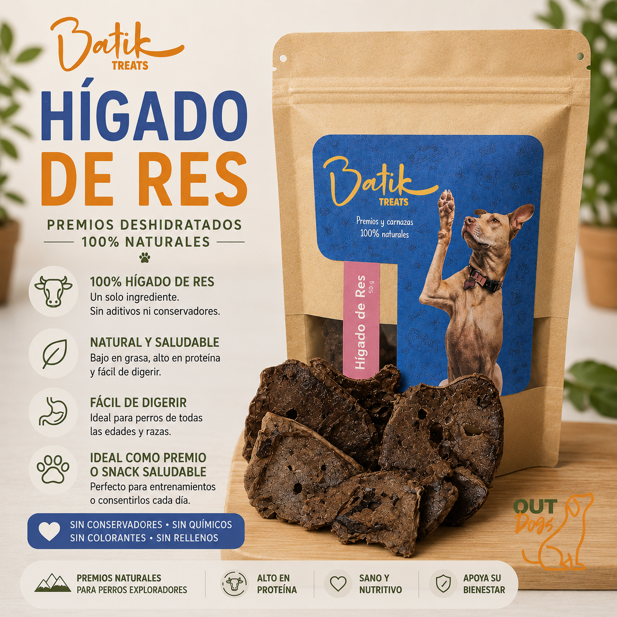 Hígado de Res - 100 gr.